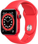  Apple Watch Series 6 GPS 44mm Aluminum Case with Sport Band Red (LL)