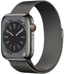  Apple Watch Series 8 45mm Stainless Steel Case with Milanese Black
