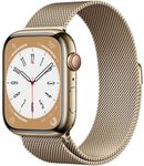  Apple Watch Series 8 45mm Stainless Steel Case with Milanese Gold