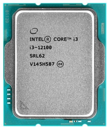  Intel Core i3 12100 LGA 1700 Alder Lake 3.3GHz, 12Mb, Oem (CM8071504651012) (EAC)